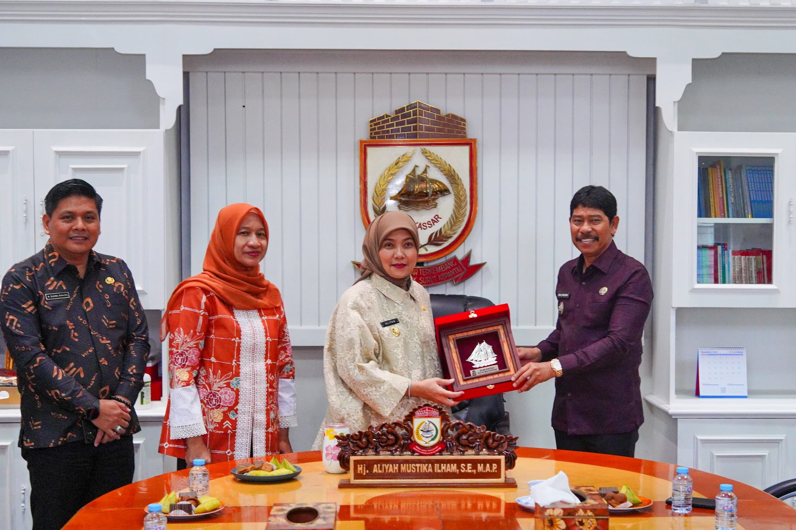 Aliyah Mustika Ilham Terima Rombongan PPU, Bahas Inovasi Sosial Kota Makassar (Foto: IST)