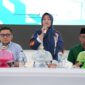 Wakil Bupati Sidrap, Nurkanaah, saat memimpin Rapat Koordinasi (Rakor) Tim Pencegahan dan Penurunan Stunting Kabupaten Sidrap Tahun 2026 di Aula Saromase, Kompleks SKPD Sidrap, Jumat (23/1)