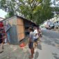 3 Lapak Liar di Tallo Dibongkar, Berdiri 5 Tahun di Atas Drainase