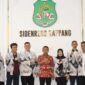 Ketua PGRI Sulawesi Selatan, Hasnawi Haris, melakukan kunjungan kerja ke Kabupaten Sidenreng Rappang (Sidrap), Sabtu (4/4/2026)