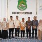 Bupati Sidenreng Rappang (Sidrap), Syaharuddin Alrif, menerima audiensi Kepala Kantor Pelayanan Pemenuhan Gizi (KPPG) Kota Kendari, Mulyadi