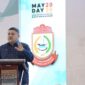 Pemerintah Kota Makassar memperkuat sinergi antara pekerja, pengusaha, dan pemerintah melalui kegiatan ramah tamah peringatan Hari Buruh Internasional (May Day)