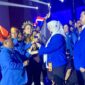 Vonny Ameliani Resmi Pimpin KNPI Sulsel, Tiga Ketum DPP Kompah Hadir