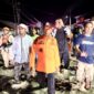 Baru Tiba dari Jakarta, Tengah Malam Bupati Sidrap Langsung Tinjau Banjir Amparita