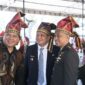 Wali Kota Makassar, Munafri Arifuddin, menghadiri Syukuran Dirgahayu ke-69 Kodam XIV/Hasanuddin yang berlangsung di Baruga Setia Hingga Akhir