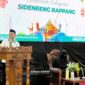 Bupati Sidenreng Rappang (Sidrap), Syaharuddin Alrif, bersama Wakil Bupati Nurkanaah menghadiri Safari Dakwah bersama Ummi Pipik dan Ustazah Zaenab di Masjid Agung Pangkajene