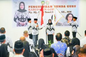 Andi Tenri Indah Resmi Jadi Bunda Guru Gowa, Wakil Bupati Harap Perkuat Kualitas Pendidikan
