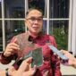 Ketua DPD GPEI Sulsel, Arief R. Pabettingi, saat menghadiri pengukuhan Andi Iwan Darmawan Aras sebagai Ketua DPD HNSI Sulawesi Selatan periode 2026–2031