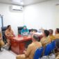 Ketua Tim Penggerak PKK Kota Makassar, Melinda Aksa, memimpin rapat bersama jajaran Kecamatan Manggala dan para lurah se-Kecamatan Manggala