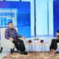 Wali Kota Makassar, Munafri Arifuddin alias Appi, memaparkan inovasi digital Pemerintah Kota Makassar melalui aplikasi Layanan Online Terintegrasi Warga Makassar (Lontara Plus)