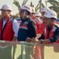 Wakil Ketua Komisi V DPR RI, Andi Iwan Darmawan Aras, meninjau progres pembangunan Stadion Sudiang