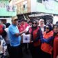 Banteng Muda Indonesia (BMI) Kota Makassar menyalurkan bantuan kemanusiaan kepada warga terdampak kebakaran di Jalan Sultan Abdullah II, RT 04 dan RT 05/RW 04, Kelurahan Tallo