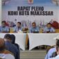 Komite Olahraga Nasional Indonesia (KONI) Kota Makassar menggelar rapat penyusunan anggaran tahun 2027
