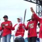 Ribuan kader Tim Penggerak PKK dari 11 kecamatan dan 106 desa/kelurahan di Kabupaten Sidenreng Rappang (Sidrap) menyemarakkan Perkemahan Merah Putih di Kompleks SKPD
