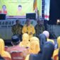 IAS saat menghadiri silaturahmi dan konsolidasi bersama pengurus serta kader DPD II Partai Golkar Kabupaten Sinjai