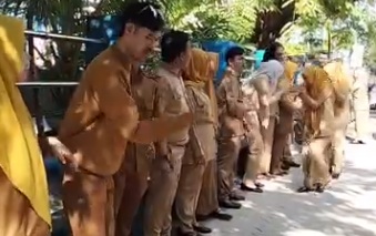Halal Bihalal Usai Idul Fitri, Camat Sangkarrang Ajak Jajaran Tingkatkan Pelayanan