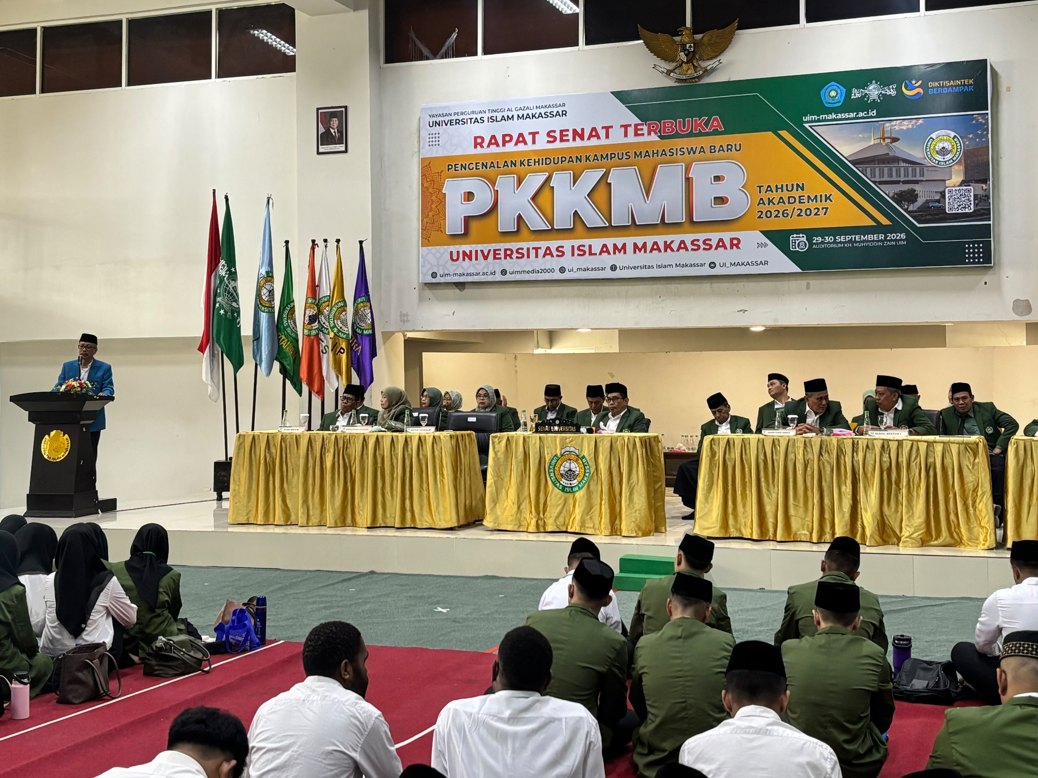 UIM Gembleng 1.500 Mahasiswa Baru dengan  Nilai Ahlussunnah wal Jama’ah Melalui PKKMB