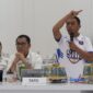 Bupati Sidenreng Rappang (Sidrap) Syaharuddin Alrif saat memimpin lanjutan harmonisasi APBD Perubahan 2026 di Aula Saromase, Kompleks SKPD