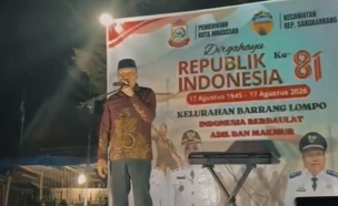 Ramah Tamah HUT RI ke-81 di Barrang Lompo, Camat Sangkarrang Ajak Warga Perkuat Kebersamaan