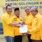 Patarai Amir Terima SK Plt Ketua Golkar Maros, Siapkan Konsolidasi Menuju Musda
