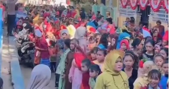 Meriahkan HUT RI ke-81, Carnaval Budaya Digelar di Barrang Lompo