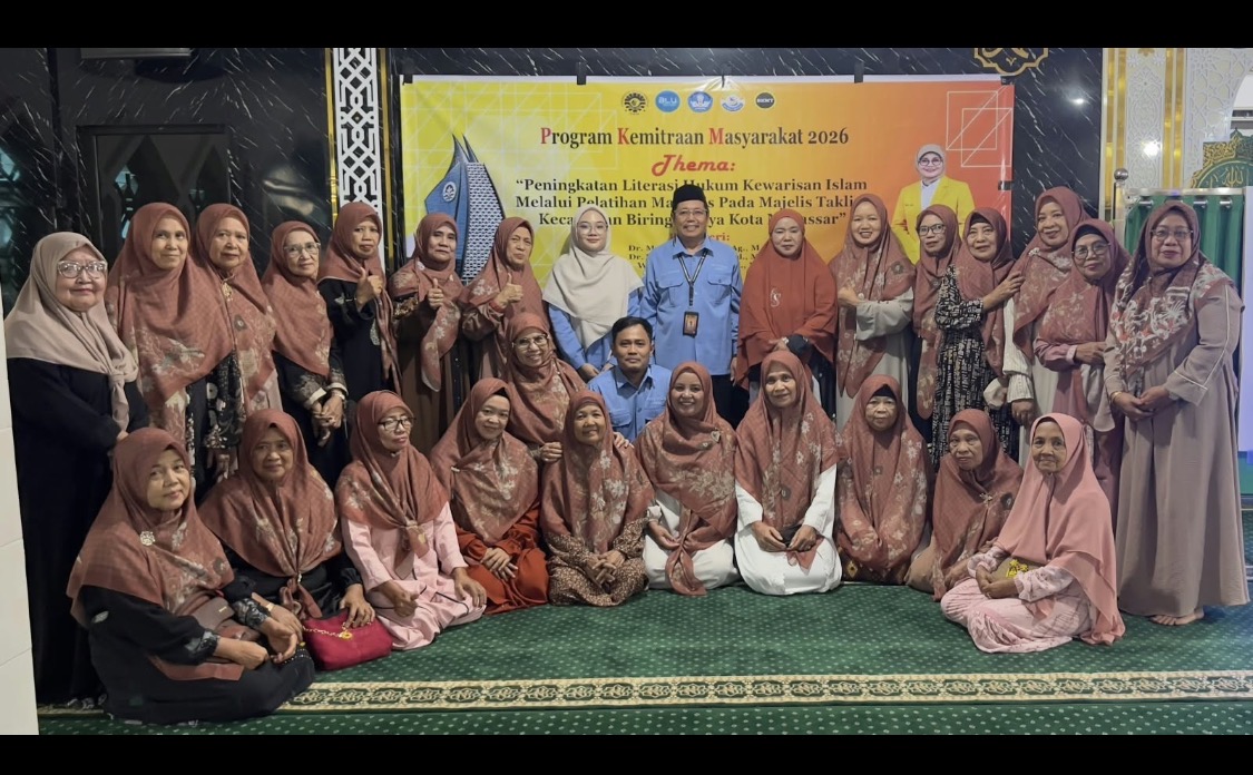 Tim PKM UNM Latih 50 Anggota Majelis Taklim tentang Hukum Waris Islam (IST)