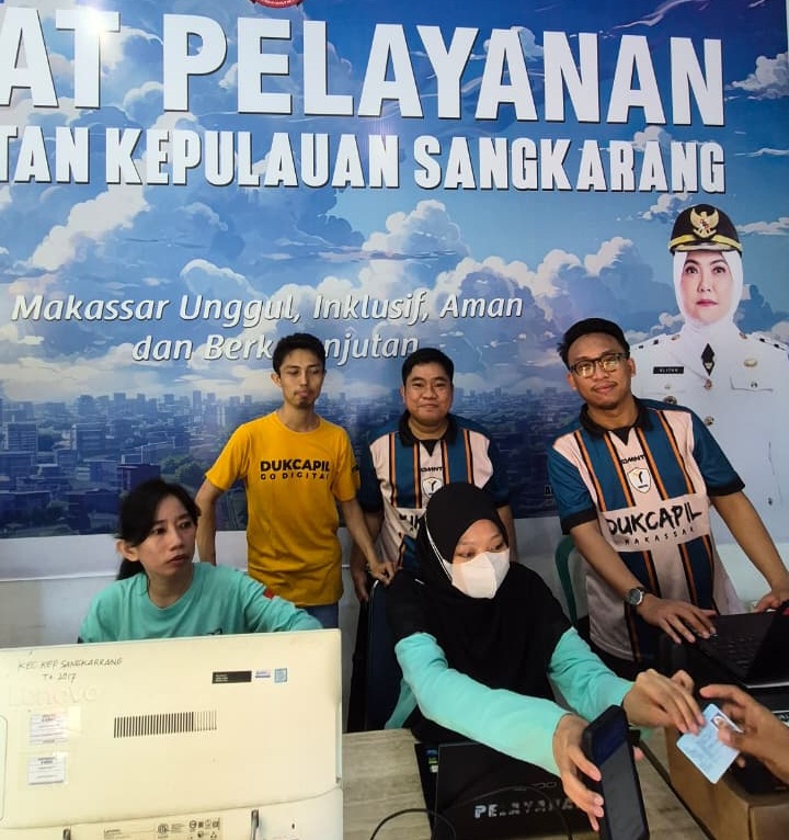 Warga Sangkarrang Kini Tak Lagi Harus Menyeberang untuk Urus Dokumen Adminduk